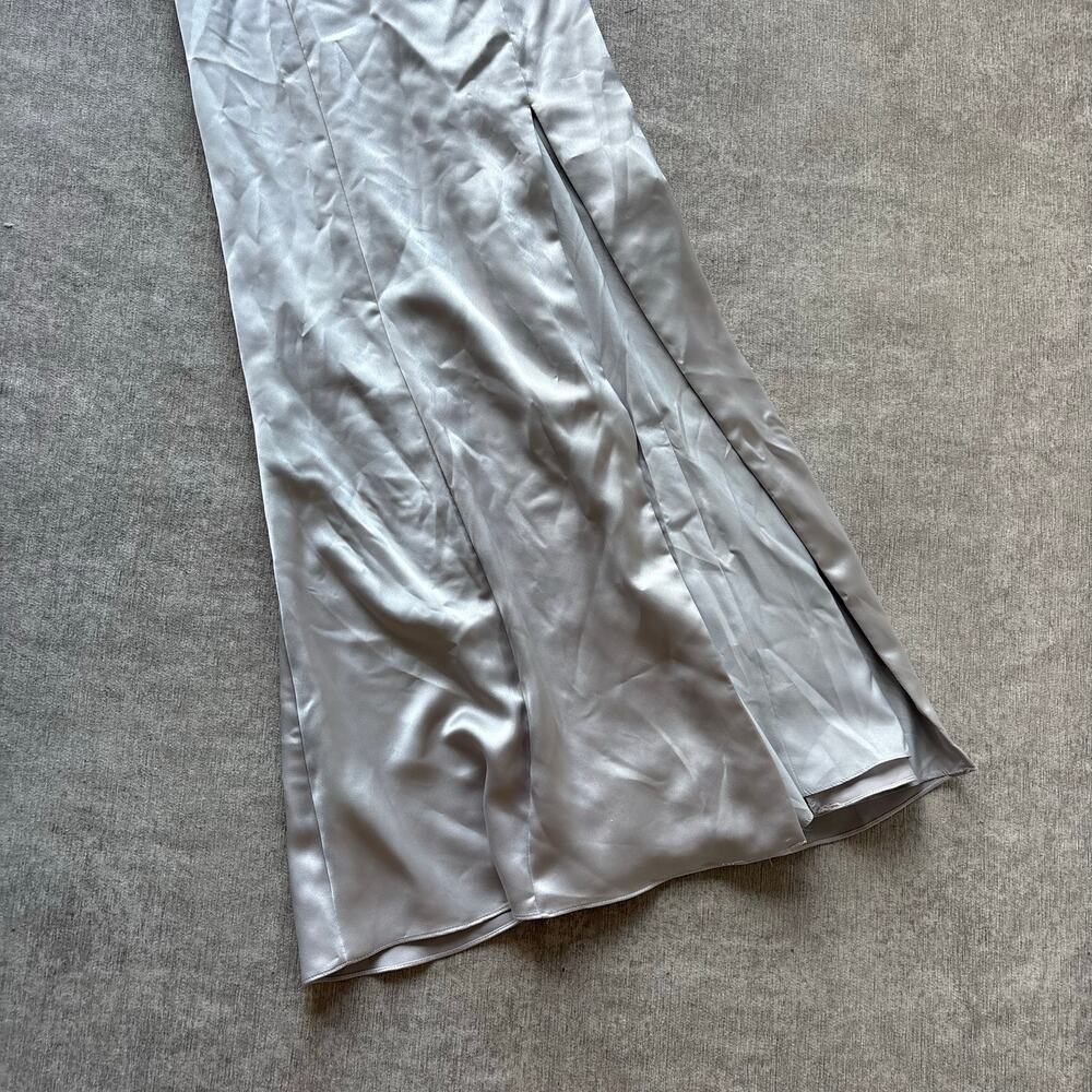 Amsale Chloe Satin Maxi Dress - Picture 4 of 9